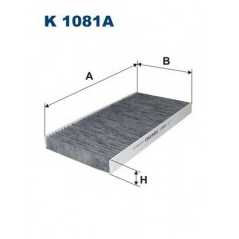 FILTRON Φίλτρο Καμπίνας K1081A BLS 2006, CROMA (194) 2005, SIGNUM 2003, VECTRA C 2002, VECTRA C GTS 2002, 3 (YS3F) 2002