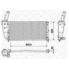 MAGNETI MARELLI Ψυγείο κινητήρα 350213161000 PUNTO (176) 1993-1999, Y (840A) 1995-2003