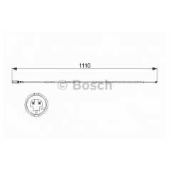 BOSCH Δείκτης φθοράς τακάκι 1 987 473 515 1 (E81) 2004-2012, 1 (E87) 2003-2012, 3 (E90) 2005-2011