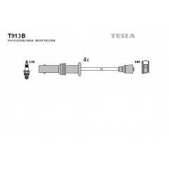 TESLA Μπουζοκαλώδια & Εξαρτήματα Σύνδεσης T913B LEGACY I (BC) 1989-1994, 2000 4WD 116HP 2000, 4WD 200HP 2200, 2000 116HP 2000 4W