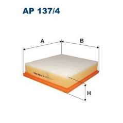 FILTRON Φίλτρο αέρα AP137/4 GENERAL, MOTORS, NISSAN, OPEL, RENAULT, INTERSTAR, MOVANO, DTI, CDTI, MASTER, II, JD, JDCV, FD, ED, 