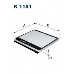 FILTRON Φίλτρο Καμπίνας K1151 RENAULT, MEGANE, SCENIC