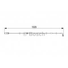 BOSCH Δείκτης φθοράς τακάκι 1 987 473 026 X5 (E70) 2007-2012