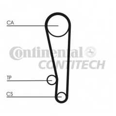 CONTITECH Ιμάντας Χρονισμού CT1013 808 8000, ATOS (MX) 1998, ATOS PRIME (MX) 1999, GETZ (TB) 2002-2009, 10 (PA) 2007, PICANTO (B