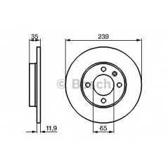 BOSCH Δισκόπλακα 0 986 478 011 CORDOBA (6K2) 1999-2002, IBIZA II (6K1) 1993-1999, IBIZA III (6K1) 1999-2002, TOLEDO I (1L) 1991-