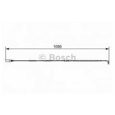 BOSCH Δείκτης φθοράς τακάκι 1 987 473 069 1 (E81) 2004-2012, 1 (E87) 2003-2012, 3 (E90) 2005-2011