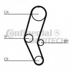 CONTITECH Ιμάντας Χρονισμού CT809 872 8000