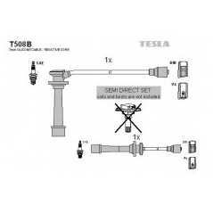 TESLA Μπουζοκαλώδια & Εξαρτήματα Σύνδεσης T508B CARENS I (FC) 2000-2002, CARENS II (FJ) 2002, CLARUS (K9A) 1996, SEPHIA (FA) 199