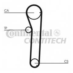 CONTITECH Ιμάντας Χρονισμού CT817 824 8000, CUORE III (L201) 1990-1995, CUORE IV (L501) 1994-1999, CUORE V (L5) 1996-1998