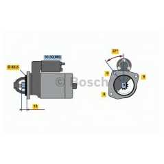 BOSCH Μίζα 0 001 108 239 147 (937) 2000-2010, 156 (932) 1997-2005, 159 (939) 2005-2011, GT (937) 2003-2010, MITO (955) 2008, BRA