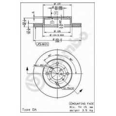 BRECO Δισκόπλακα BS 8381 ALTO IV (FF) 2002