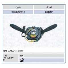 MAGNETI MARELLI Διακόπτης τιμονιού 000043191010 DOBLO (119) 2001