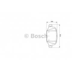 BOSCH Σετ τακάκια 0 986 424 756 500 (312) 2007, 500 C (312) 2009, IDEA 2003, PANDA (169) 2003, PUNTO (188) 1999, MUSA (350) 2004