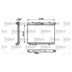 VALEO Ψυγείο κινητήρα 732307 VALEO