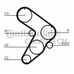 CONTITECH Ιμάντας Χρονισμού CT599 REGATA (138) 1983-1990