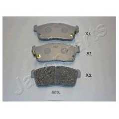 JAPANPARTS Σετ τακάκια PA-809AF COPEN 2003, CUORE VIII 2007, SIRION (M3_) 2005, PIXO (UA0) 2009, JUSTY IV 2007, ALTO V (GF) 2009