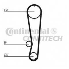 CONTITECH Ιμάντας Χρονισμού CT788 APPLAUSE II (A101) 1997-2000, GRAN MOVE (G3) 1996