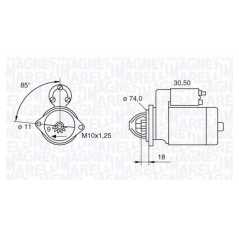 MAGNETI MARELLI Μίζα 063280049010 AVENSIS (_T22_) 1997-2003, CELICA (ZZT23_) 1999-2005, MR 2 III (ZZW3_) 1999-2007