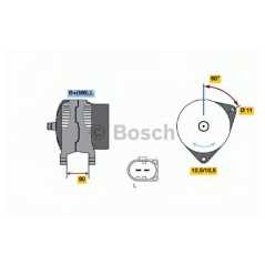 BOSCH Δυναμό & Εναλλάκτης Ρεύματος 0 124 325 122 BOSCH, IVECO, FIAT, DUCATO, DAILY, III, IV, DK, KK, WD, MASSIF, HPI, HPT