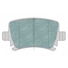 SCT Germany Σετ τακάκια SP 321 A3 (8P1) 2003-2012, OCTAVIA (1Z3) 2004