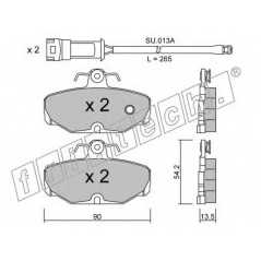 fri.tech. Σετ τακάκια 097.0W ECE, APPROVED