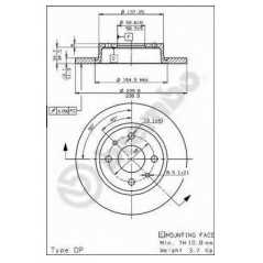 BRECO Δισκόπλακα BS 7394 1100 53HP 1100 58HP 1300 65HP 1300 63HP 1300 61HP 1300 68HP 1500 72HP 1500 68HP 1500, SAMARA FORMA (210