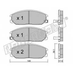 fri.tech. Σετ τακάκια 648.0 ECE, APPROVED