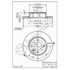 BRECO Δισκόπλακα BS 7398 FAVORIT (781) 1989-1994