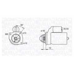 MAGNETI MARELLI Μίζα 063280060010 GIULIETTA (940) 2010, MITO (955) 2008, 500 (312) 2007, BRAVO II (198) 2006, IDEA 2003, LINEA (