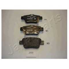 JAPANPARTS Σετ τακάκια PP-200AF AVENSIS (T25_) 2003-2008