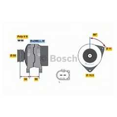 BOSCH Δυναμό & Εναλλάκτης Ρεύματος 0 124 515 113 BOSCH, CASE, IH, IVECO