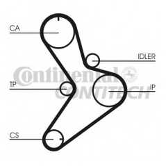 CONTITECH Ιμάντας Χρονισμού CT1038 CHDN 1448, 131 1974-1986, 132 1972-1982