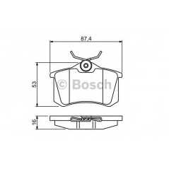 BOSCH Σετ τακάκια 0 986 494 387 CLIO IV 2012, FLUENCE (L30_) 2010, TWINGO II (CN0_) 2007, WIND (E4M_) 2010, EXEO (3R2) 2008, EXE