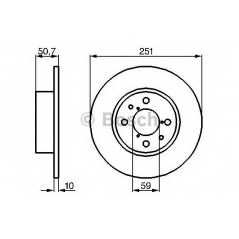 BOSCH Δισκόπλακα 0 986 478 238 164 (164) 1987-1998, BRAVO II (198) 2006, CROMA (154) 1985-1996, 1600 83HP 1900, 94HP 1900, 92HP 