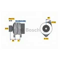 BOSCH Δυναμό & Εναλλάκτης Ρεύματος 0 124 415 012 147 (937) 2000-2010, BRAVA (182) 1995-2003, DOBLO (119) 2001, MAREA (185) 1996-