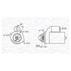 MAGNETI MARELLI Μίζα 063216741010 M 1982-1992, PA 1979-1993