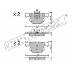 fri.tech. Σετ τακάκια 660.0 ECE, APPROVED