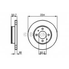 BOSCH Δισκόπλακα 0 986 479 264 51712 0255, ATOS (MX) 1998, ATOS PRIME (MX) 1999