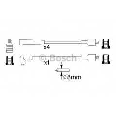 BOSCH Μπουζοκαλώδια & Εξαρτήματα Σύνδεσης 0 986 356 868 DIN, SAE