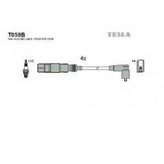 TESLA Μπουζοκαλώδια & Εξαρτήματα Σύνδεσης T059B A3 (8L1) 1996-2003, LEON (1M1) 1999-2006, TOLEDO II (1M2) 1999-2006, OCTAVIA (1U