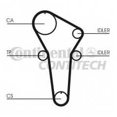 CONTITECH Ιμάντας Χρονισμού CT899 HTDA 1000 8000, 323 C V (BA) 1994-2000, 323 F V (BA) 1994-1998, 323 P V (BA) 1996-1998, 323 S 