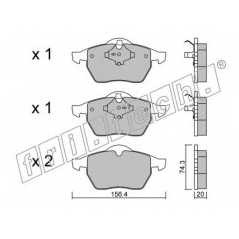 fri.tech. Σετ τακάκια 188.1 ECE, APPROVED