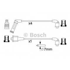 BOSCH Μπουζοκαλώδια & Εξαρτήματα Σύνδεσης 0 986 356 990 DIN, SAE