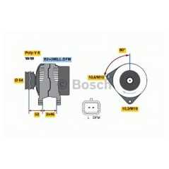 BOSCH Δυναμό & Εναλλάκτης Ρεύματος 0 124 525 034 BERLINGO (MF) 1996, C2 (JM_) 2003, C3 I (FC_) 2002, C5 II (RC_) 2004, XSARA (N1