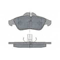 SCT Germany Σετ τακάκια SP 177 SCT, AUDI, MERCEDES, BENZ, VAG, VW, SPRINTER, CLASS, TD, VITO, LT, II, SDI, TDI