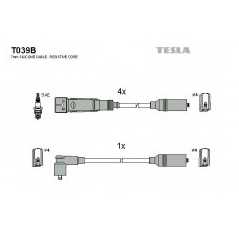 TESLA Μπουζοκαλώδια & Εξαρτήματα Σύνδεσης T039B AUDI