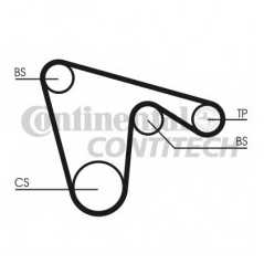 CONTITECH Ιμάντας Χρονισμού CT970 910 7000, 145 (930) 1994-2001, 146 (930) 1994-2001, 147 (937) 2000-2010, 155 (167) 1992-1997, 