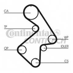 CONTITECH Ιμάντας Χρονισμού CT998 STD 1304 8000, AVENSIS (_T22_) 1997-2003, CAMRY (_V2_) 1986-1993, CARINA E (_T19_) 1992-1997, 