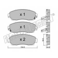 fri.tech. Σετ τακάκια 920.0 ECE, APPROVED