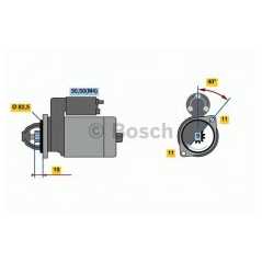 BOSCH Μίζα 0 001 109 355 35 53 2064